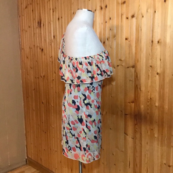 NWT XS Jenny Han Silk Asymmetrical Bouquet Dress - Picture 5 of 8